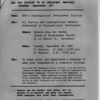 Congregational Development